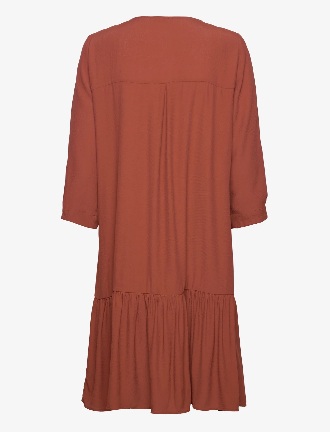 Esprit Casual - Dresses light woven - midikleidid - rust brown - 1
