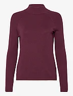 Women Sweaters long sleeve - AUBERGINE