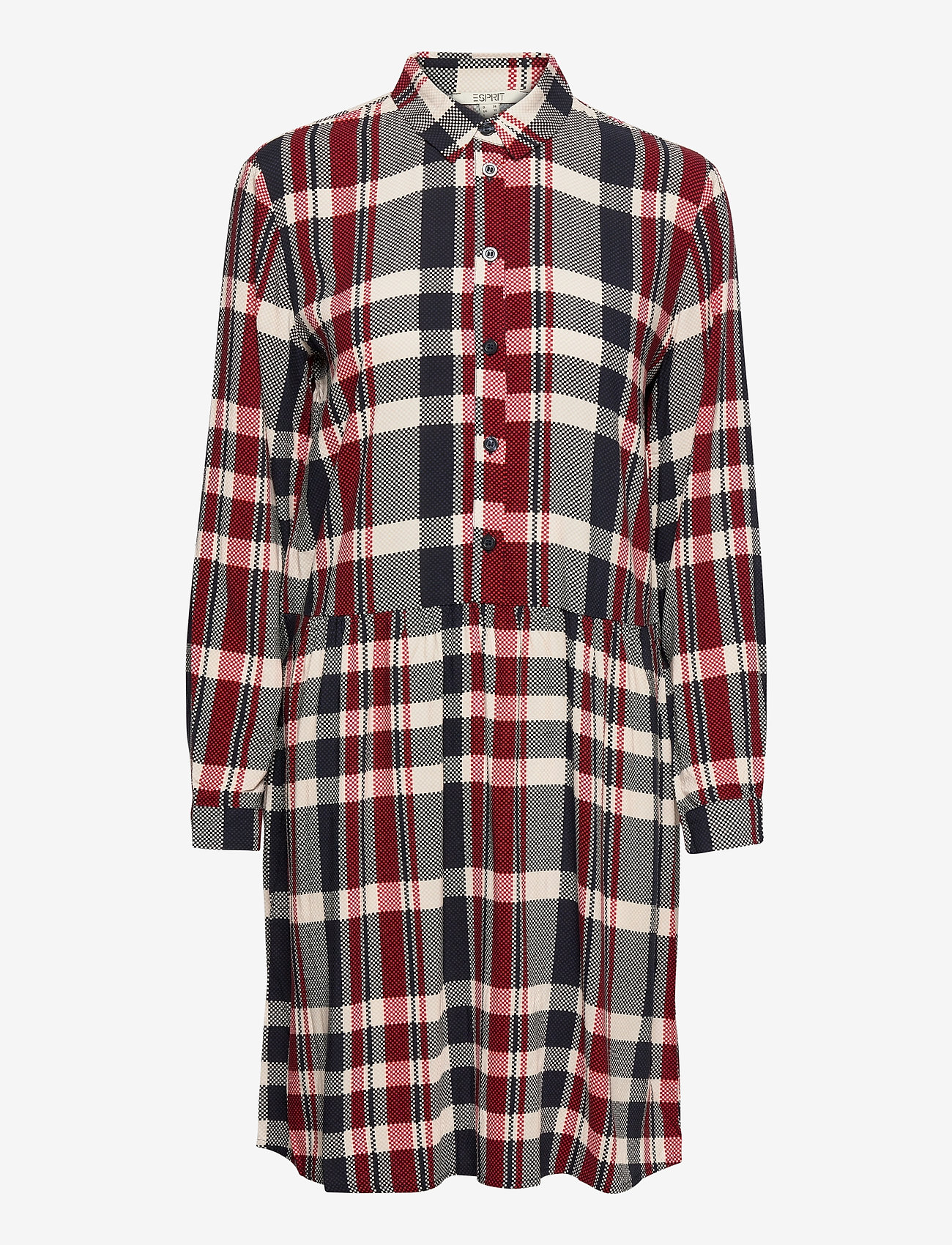 Esprit Casual - Shirt dress made of LENZING™ ECOVERO™ - navy 3 - 0