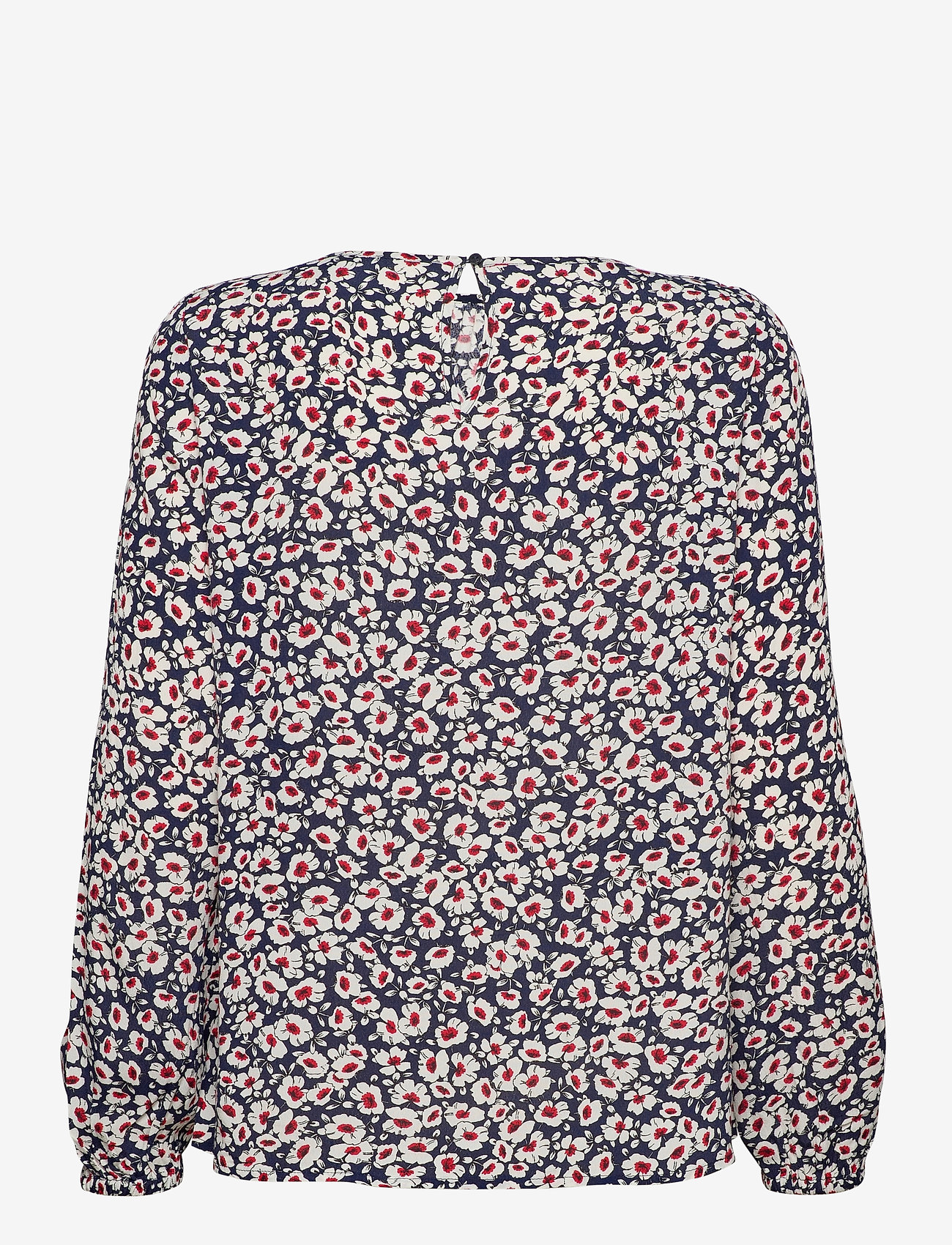 Esprit Casual - Print blouse with LENZING™ ECOVERO™ - navy 4 - 1