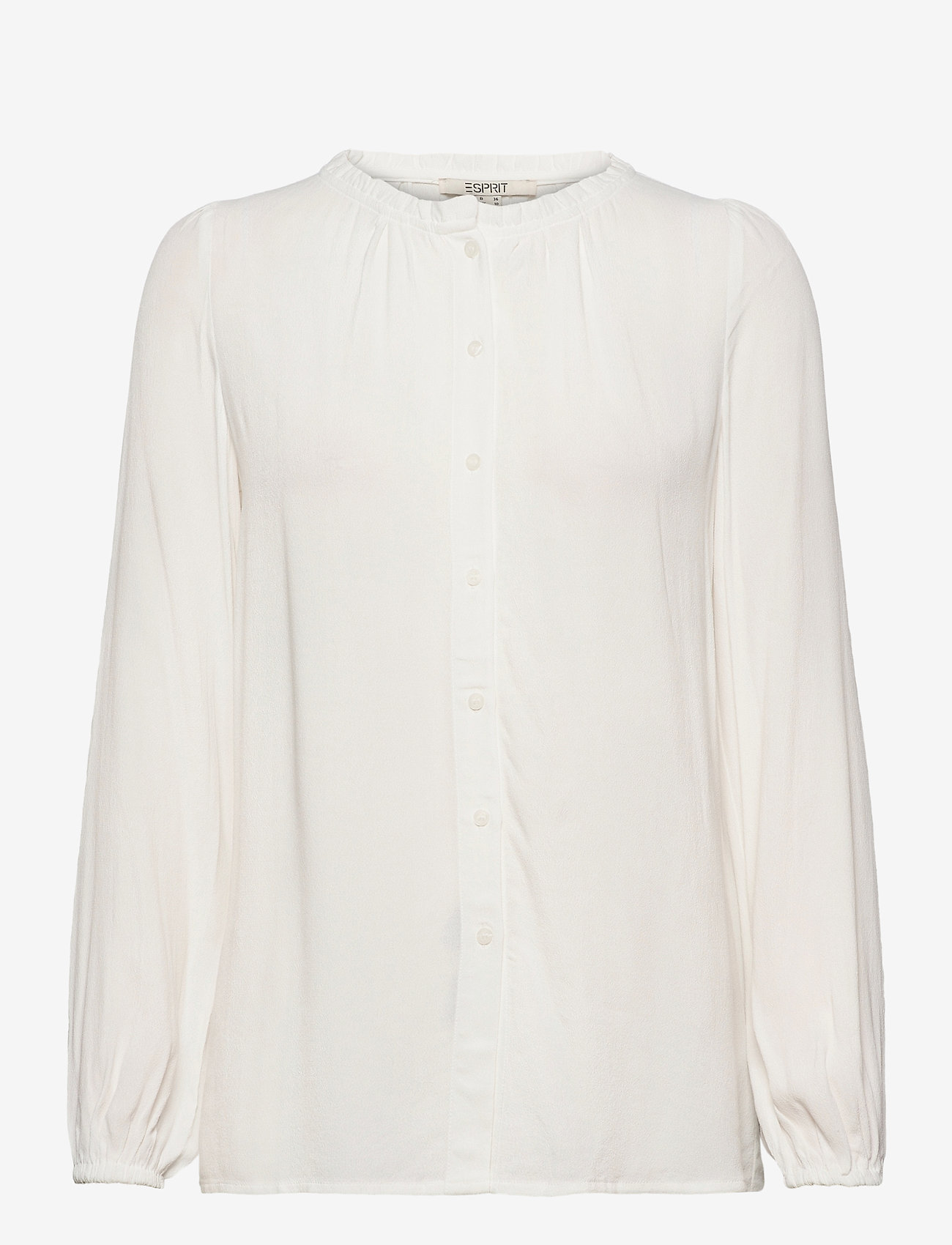Blouse made from LENZING™ ECOVERO™ - OFF WHITE