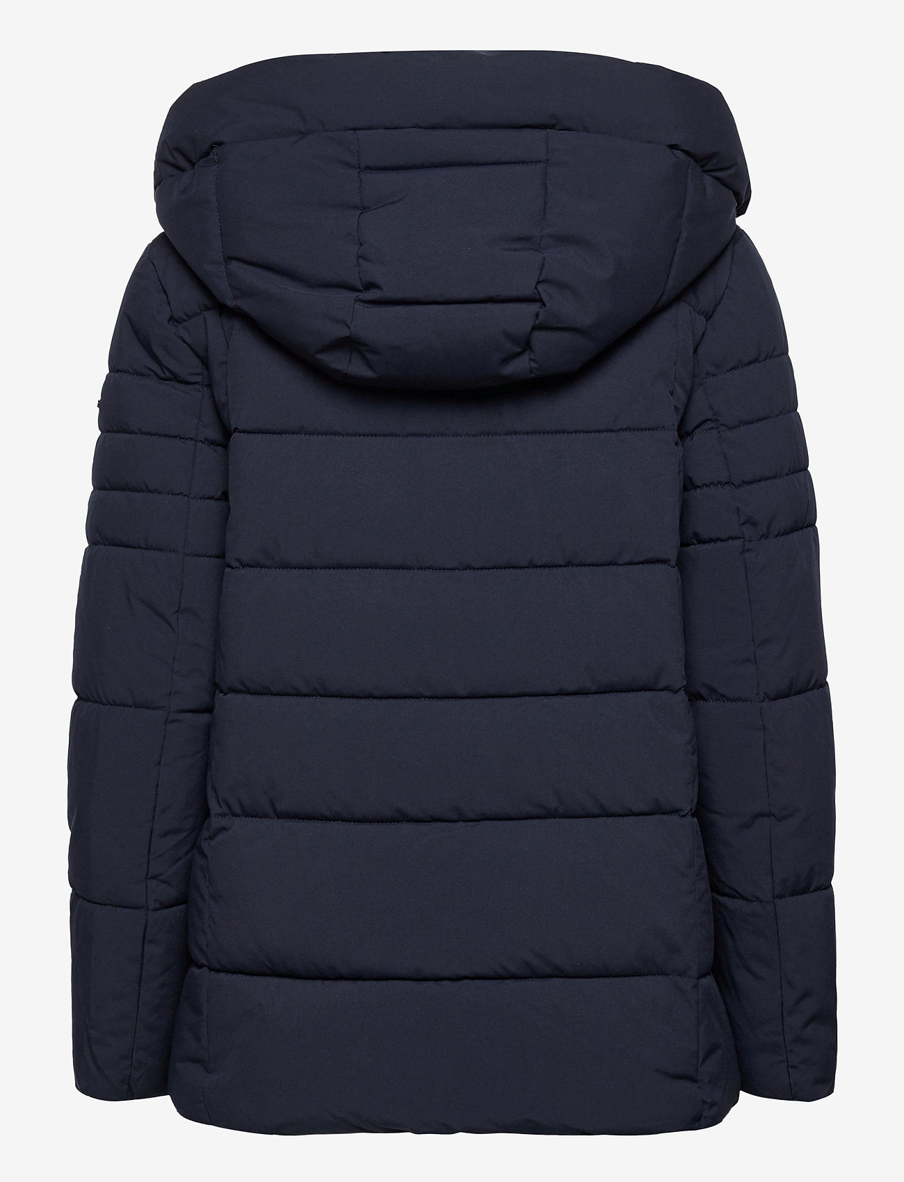 Esprit Casual - Recycled: quilted jacket with a hood - navy - 2