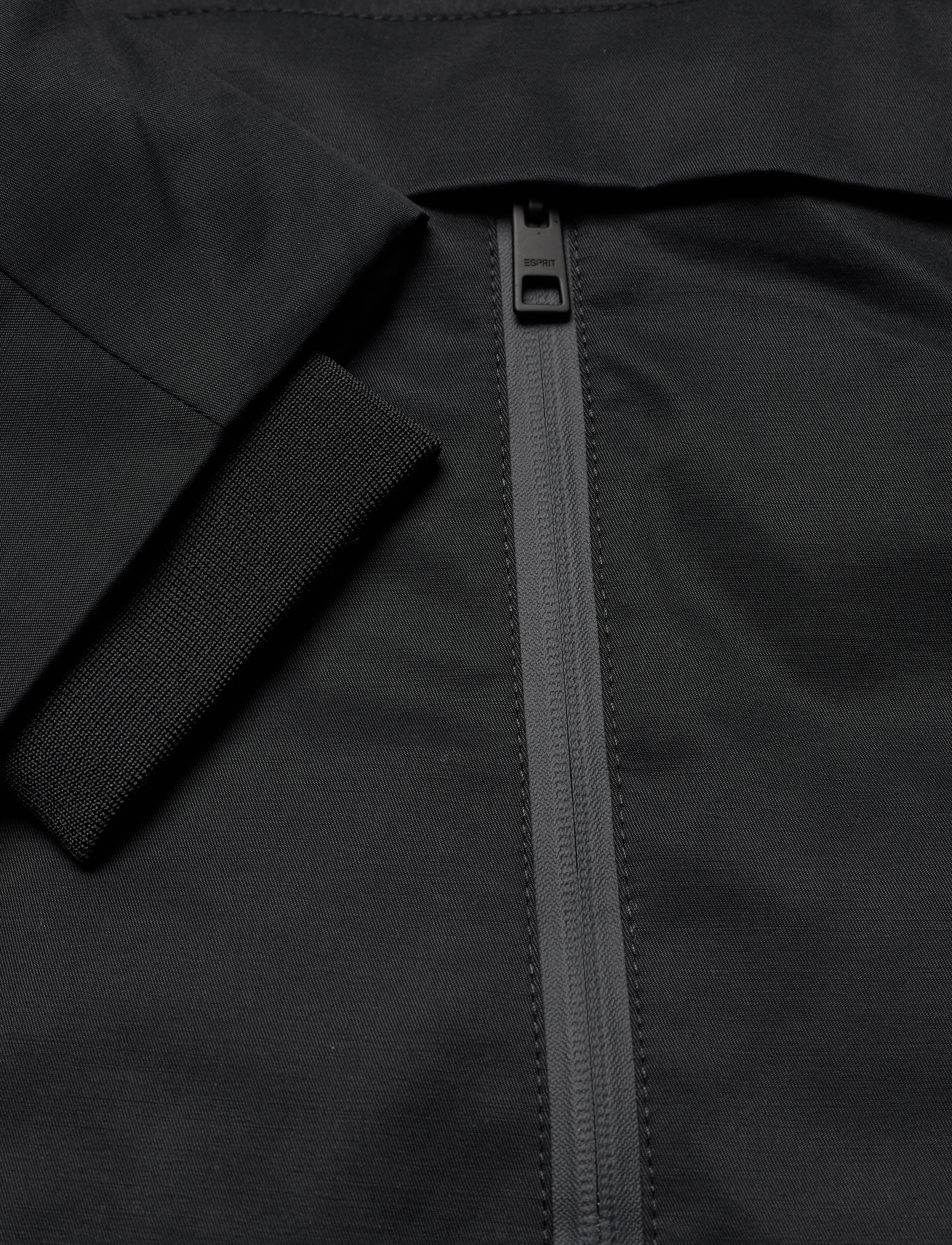 Esprit Casual - REPREVE® parka made of blended cotton - black - 5