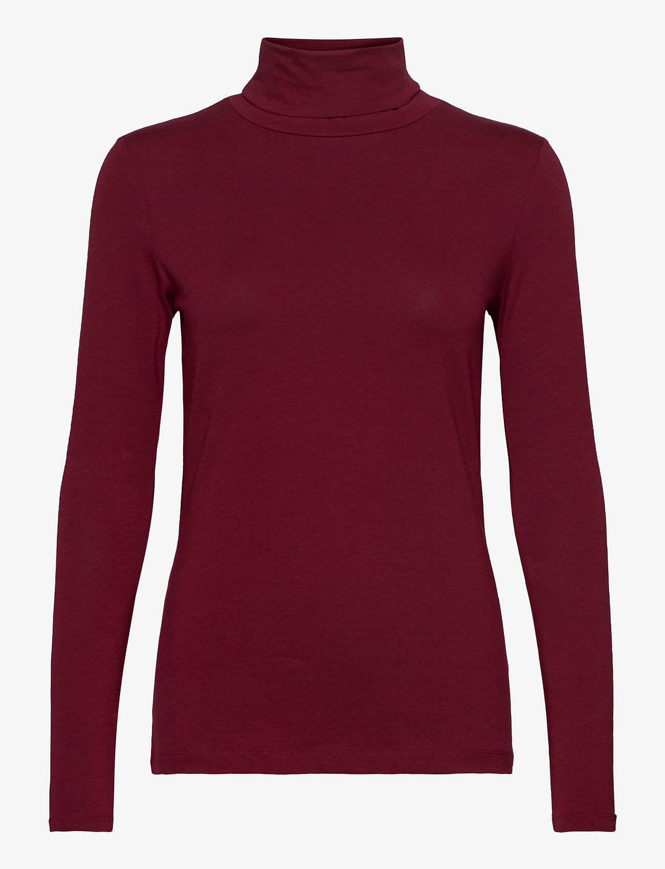 Esprit Casual - Long sleeve top with organic cotton - bordeaux red 4 - 0