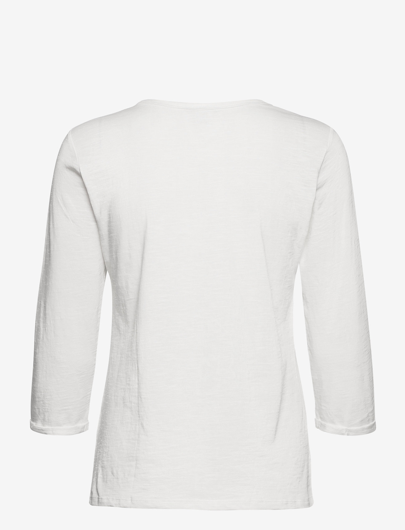Esprit Casual - Print long sleeve top, 100% organic cotton - off white - 1