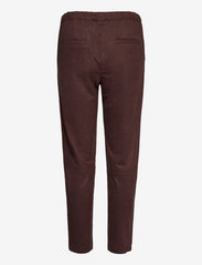 Esprit Casual - Faux suede tracksuit bottoms - straight leg trousers - rust brown - 1