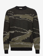Esprit Casual - Men Sweaters long sleeve - megztiniai su apvalios formos apykakle - black - 0