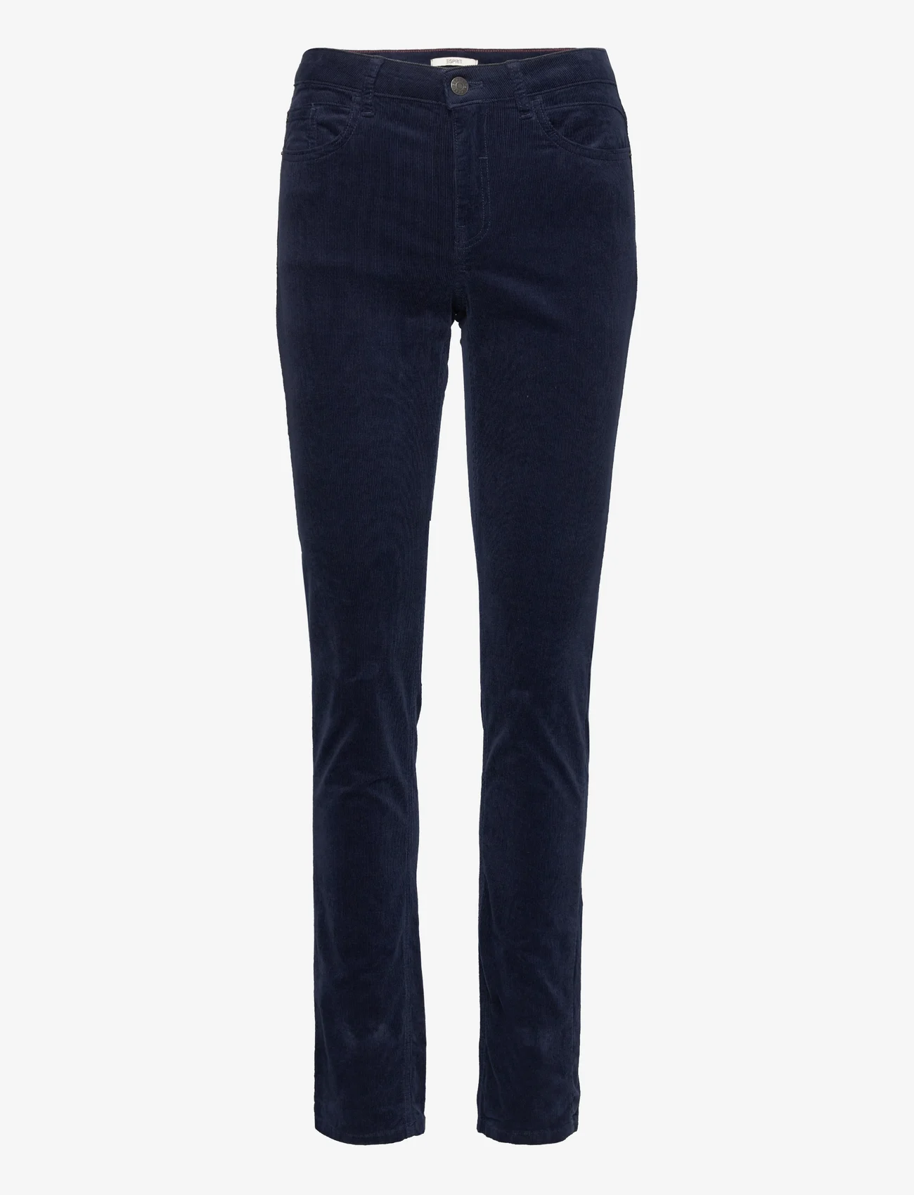 Esprit Casual - Mid-rise corduroy trousers - skinny jeans - navy - 0