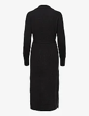 Esprit Casual - Belted midi dress, wool blend - strickkleider - black - 1