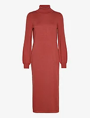 Esprit Casual - Polo-neck dress - gebreide jurken - terracotta - 0