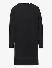 Esprit Casual - Knitted dress with mock neck - strikkjoler - black - 0