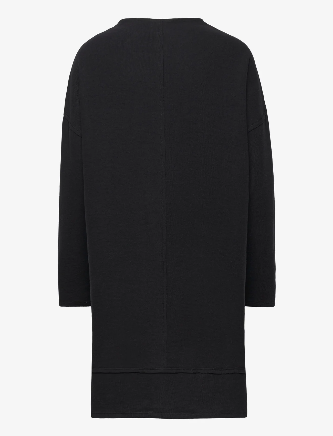 Esprit Casual - Knitted dress with mock neck - stickade klänningar - black - 1