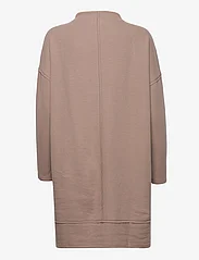 Esprit Casual - Knitted dress with mock neck - stickade klänningar - taupe - 1