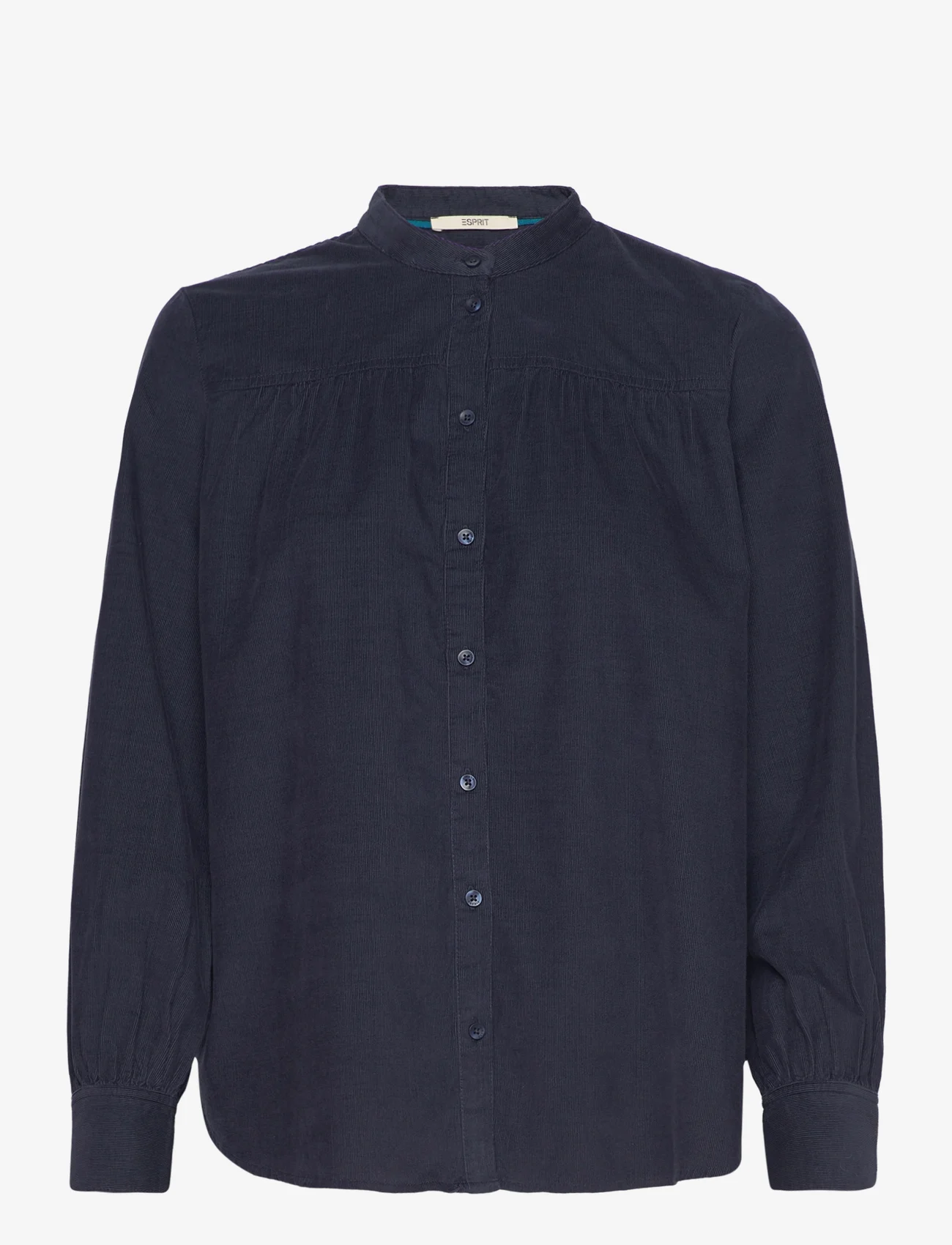 Esprit Casual - Corduroy blouse - langärmlige hemden - navy - 0