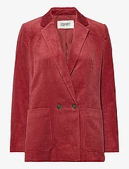 Esprit Casual - Corduroy blazer, 100% cotton - festtøj til outletpriser - terracotta - 0