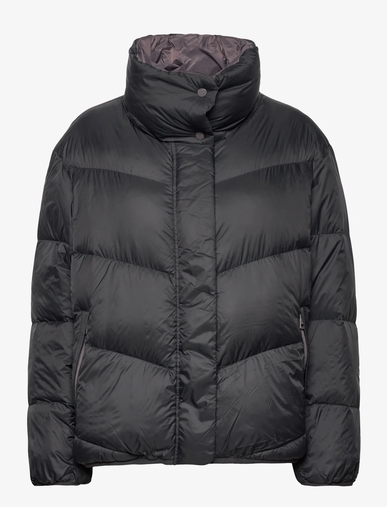 Esprit Casual - Quilted jacket with recycled down filling - winterjacken - black - 0