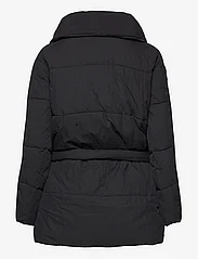 Esprit Casual - Quilted puffer jacket with belt - jacks - black - 1