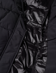 Esprit Casual - Quilted coat with rib knit details - vinterjakker - black - 6