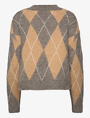 Esprit Casual - Argyle wool blend jumper - džemperi - sand 4 - 1