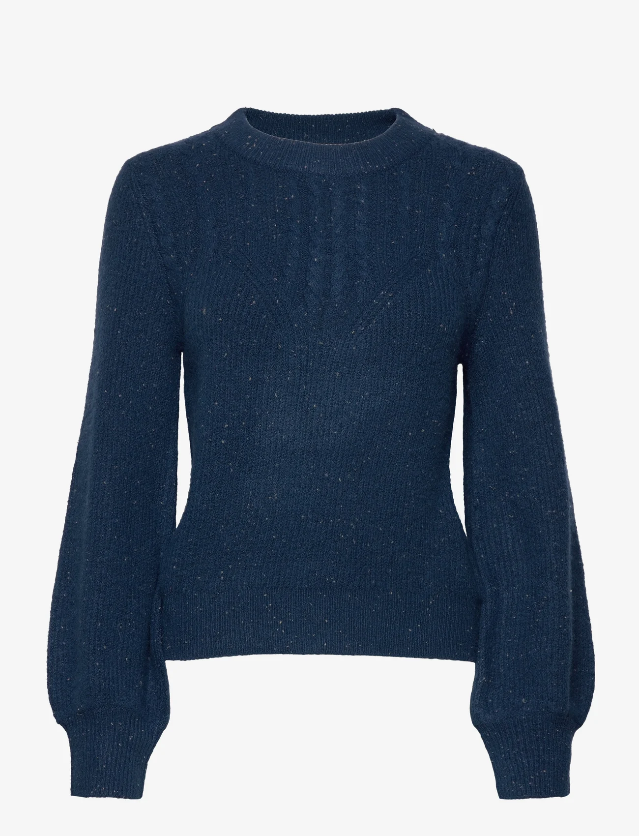 Esprit Casual - Cable knit jumper, wool blend - neulepuserot - petrol blue 5 - 0