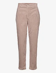 Esprit Casual - Pants woven - straight leg hosen - light taupe - 0