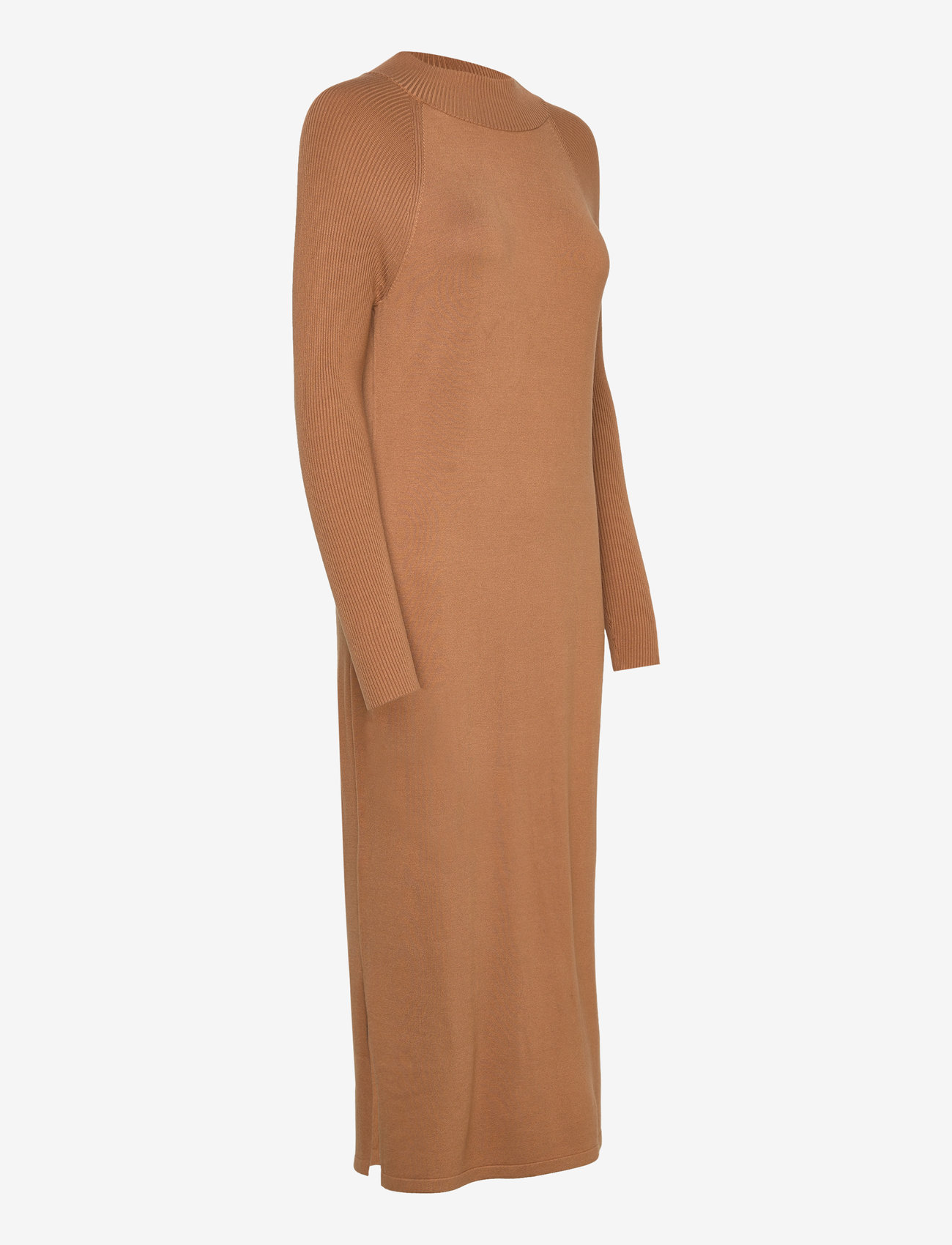 Esprit Casual - Women Dresses flat knitted kneelength - stickade klänningar - caramel - 2