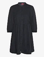 Women Dresses light woven mini - BLACK