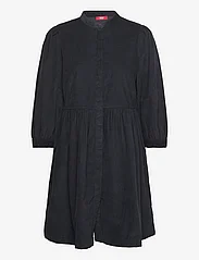 Esprit Casual - Women Dresses light woven mini - shirt dresses - black - 0