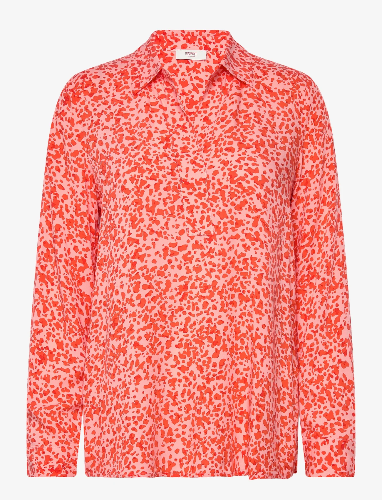 Esprit Casual - Blouses woven - pitkähihaiset paidat - bright orange 4 - 0