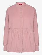 Women Blouses woven long sleeve - OLD PINK