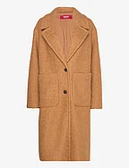 Women Coats woven regular - CARAMEL 2