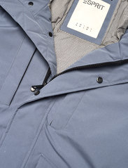 Esprit Casual - Recycled: jacket with down filling - vinterjakker - grey blue - 2