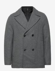 Men Coats woven regular - GREY 5