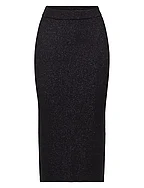 Sparkly midi skirt - BLACK 3