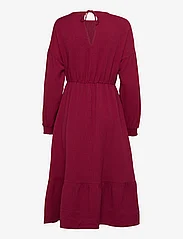 Esprit Casual - Flounced midi dress, LENZING™ ECOVERO™ - sukienki do kolan i midi - cherry red - 1