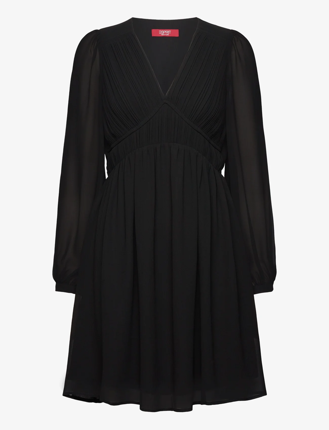 Esprit Casual - Dresses light woven - festklær til outlet-priser - black - 0