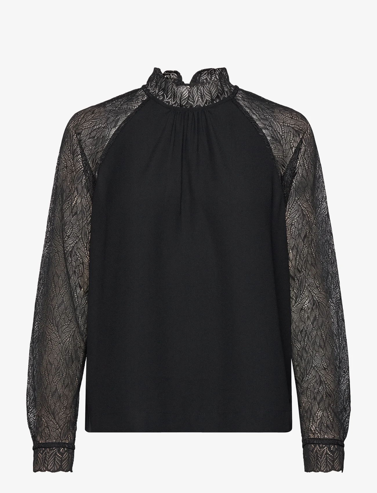 Esprit Casual - Blouses woven - bluzki z długimi rękawami - black - 0