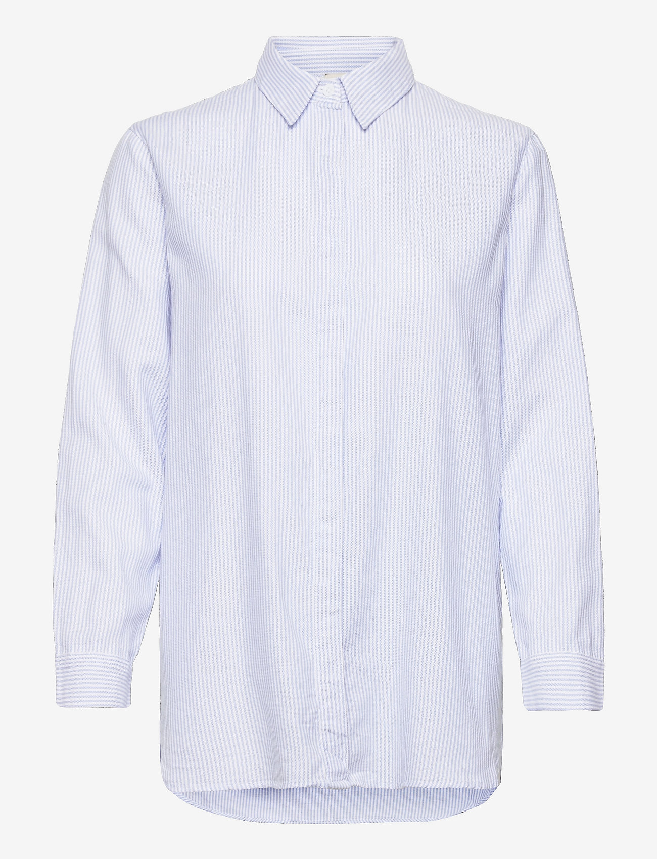 Esprit Casual - Shirt blouse in 100% organic cotton - pastel blue 3 - 0