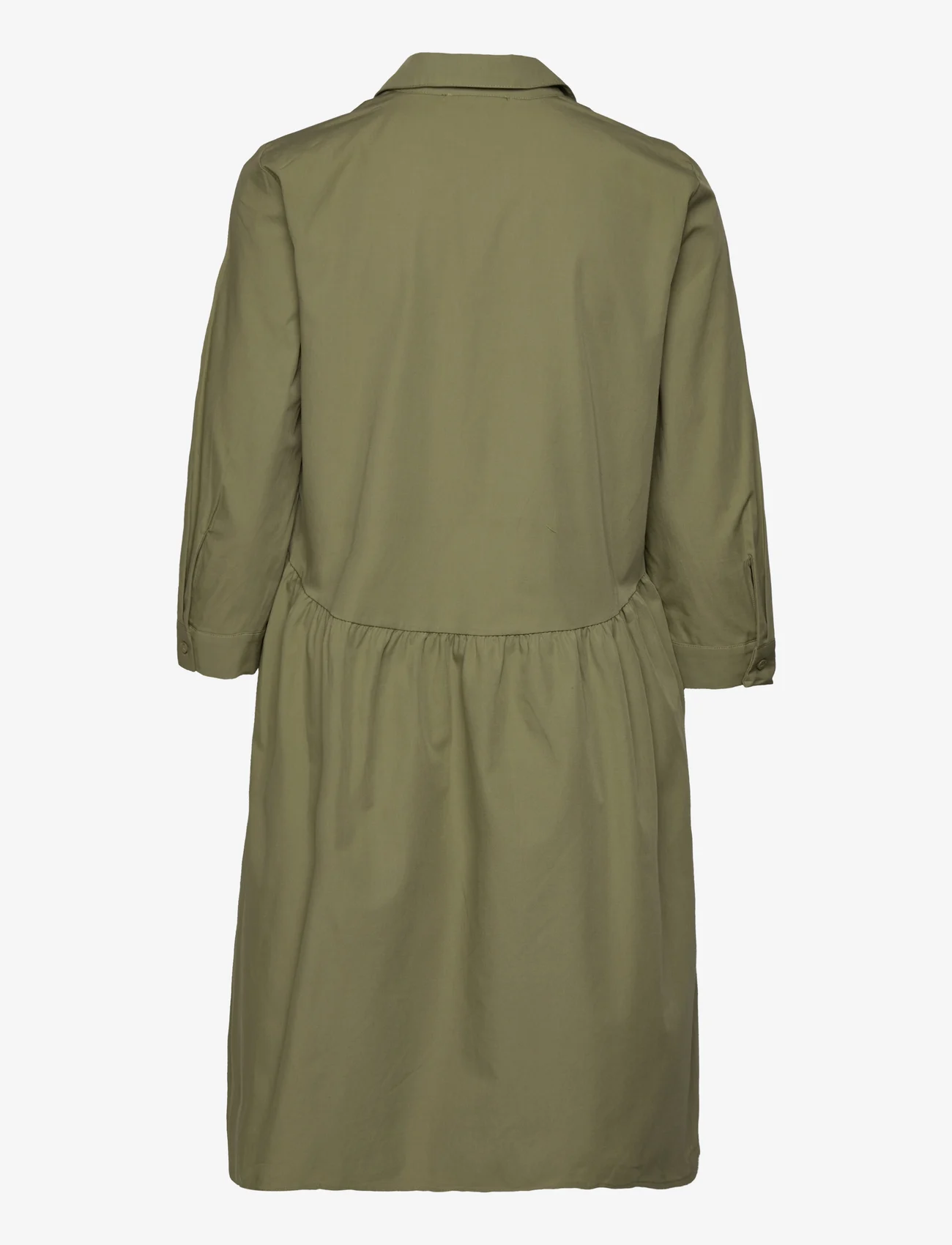 Esprit Casual - Dresses light woven - skjortklänningar - light khaki - 1