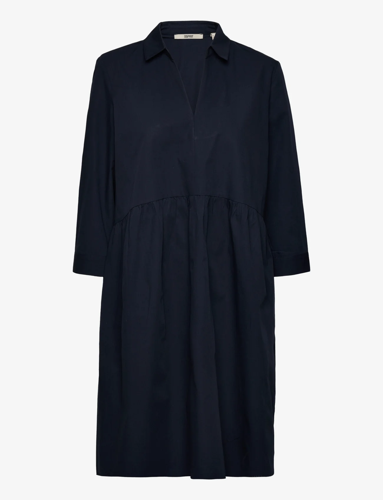 Esprit Casual - Dresses light woven - skjortklänningar - navy - 0
