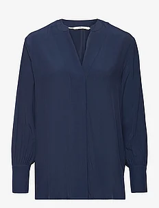 V-neck blouse, LENZING™ ECOVERO™, Esprit Casual
