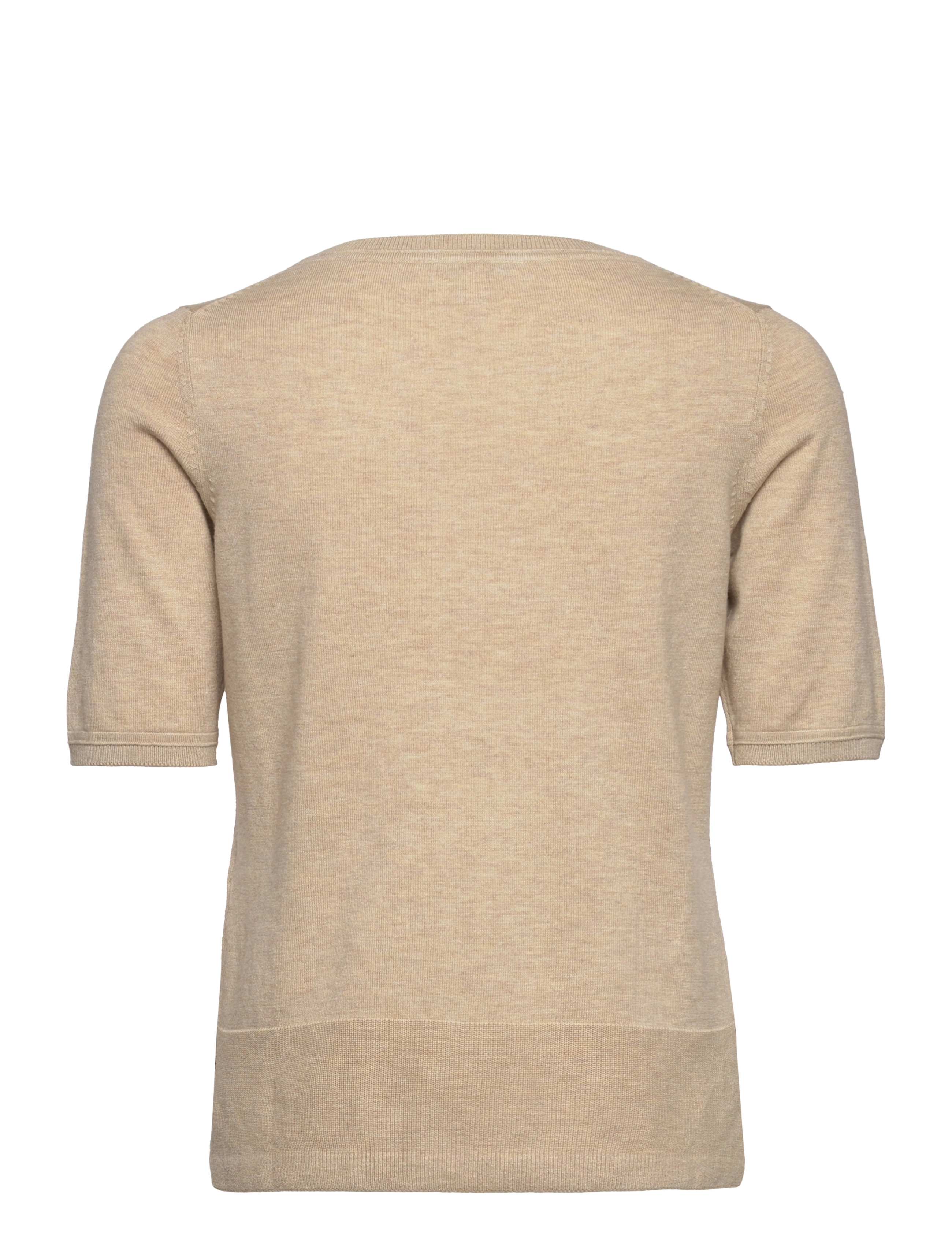 Esprit Casual - Short sleeve jumper, organic cotton blend - sand 5 - 1