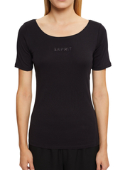 Esprit Casual - T-Shirts - lägsta priserna - black - 2