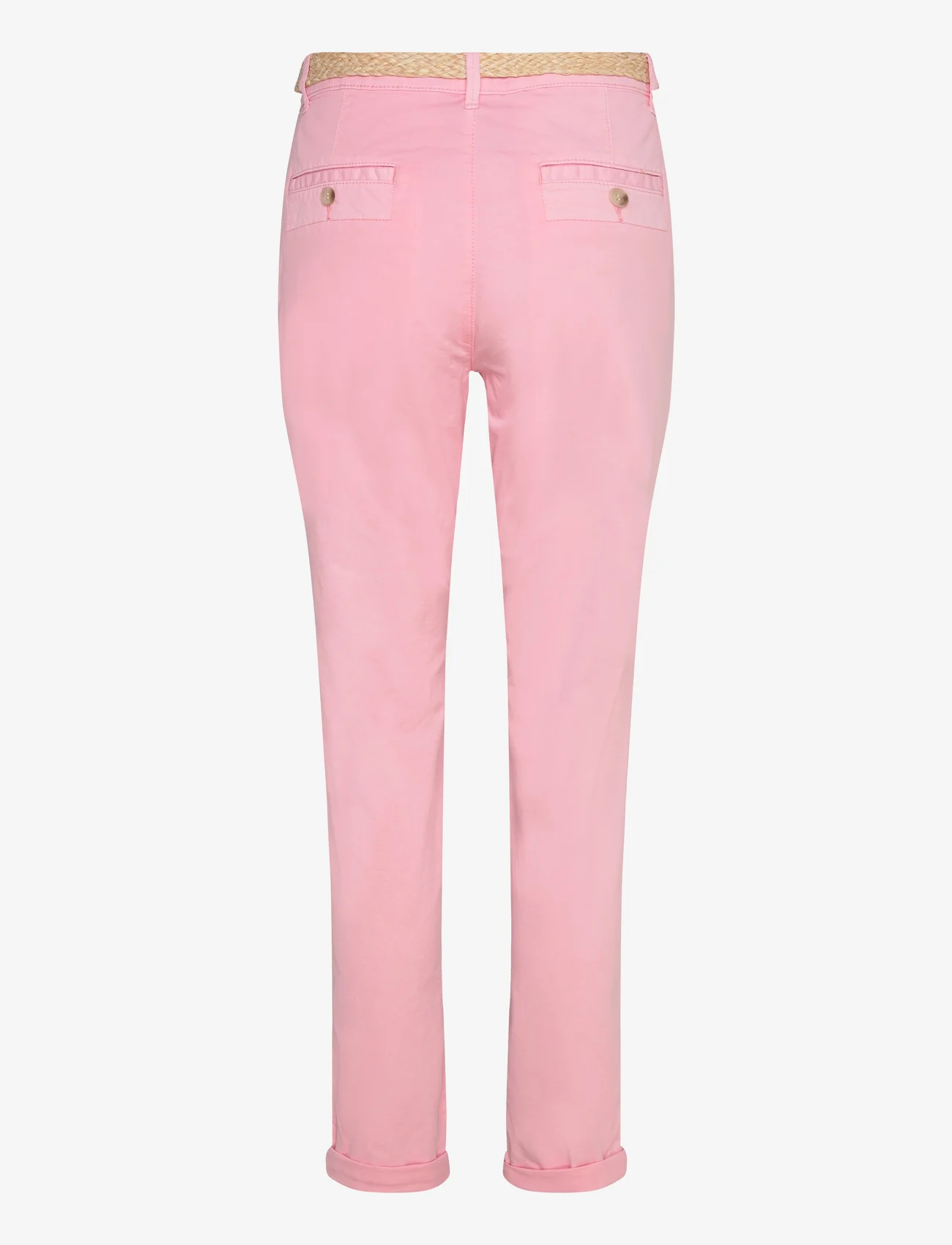 Esprit Casual - Cropped chinos - chinos - pastel pink - 1