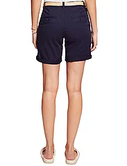 Esprit Casual - Shorts with braided raffia belt - chinoshorts - navy - 3