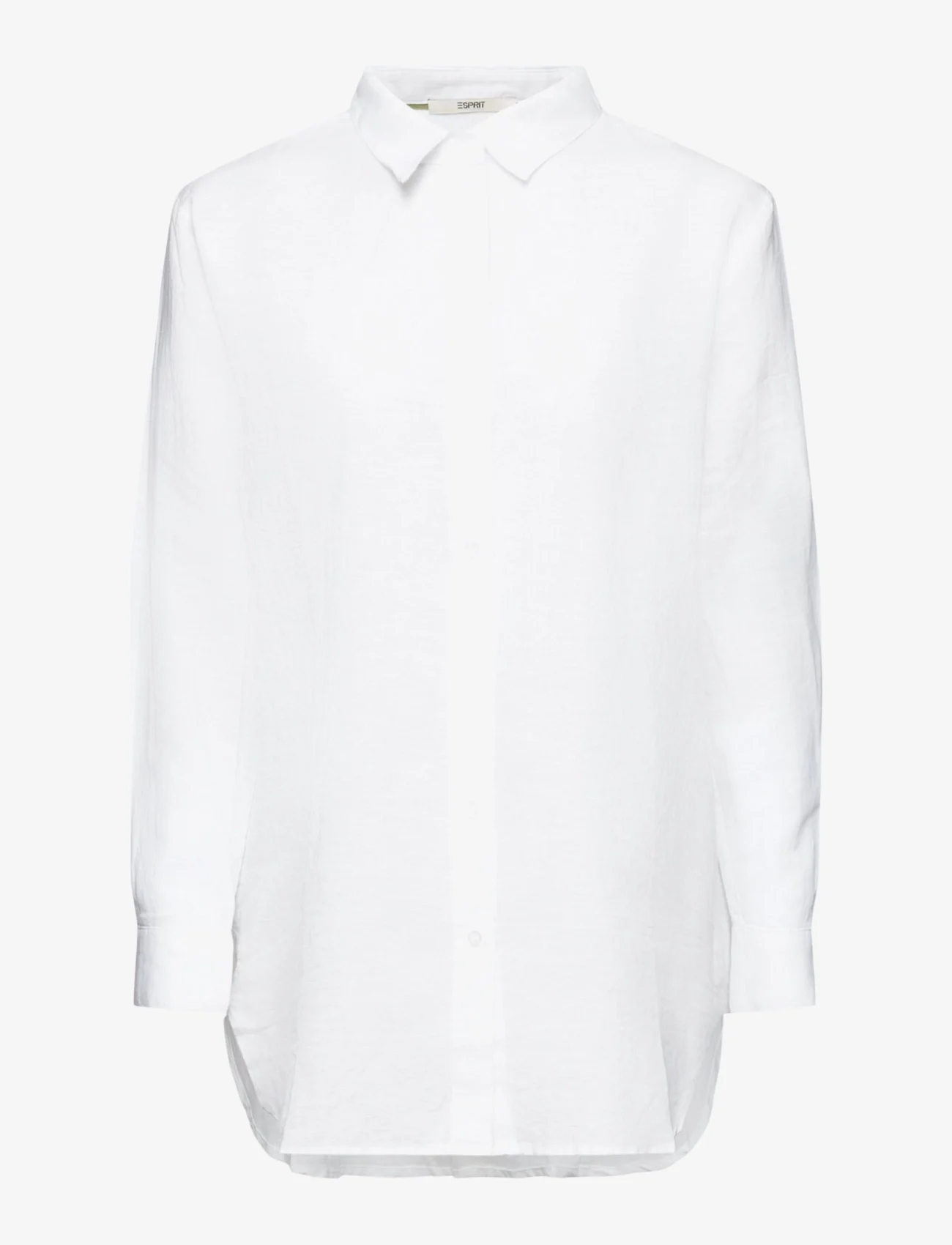 Esprit Casual - Blouses woven - linasest riidest särgid - white - 0