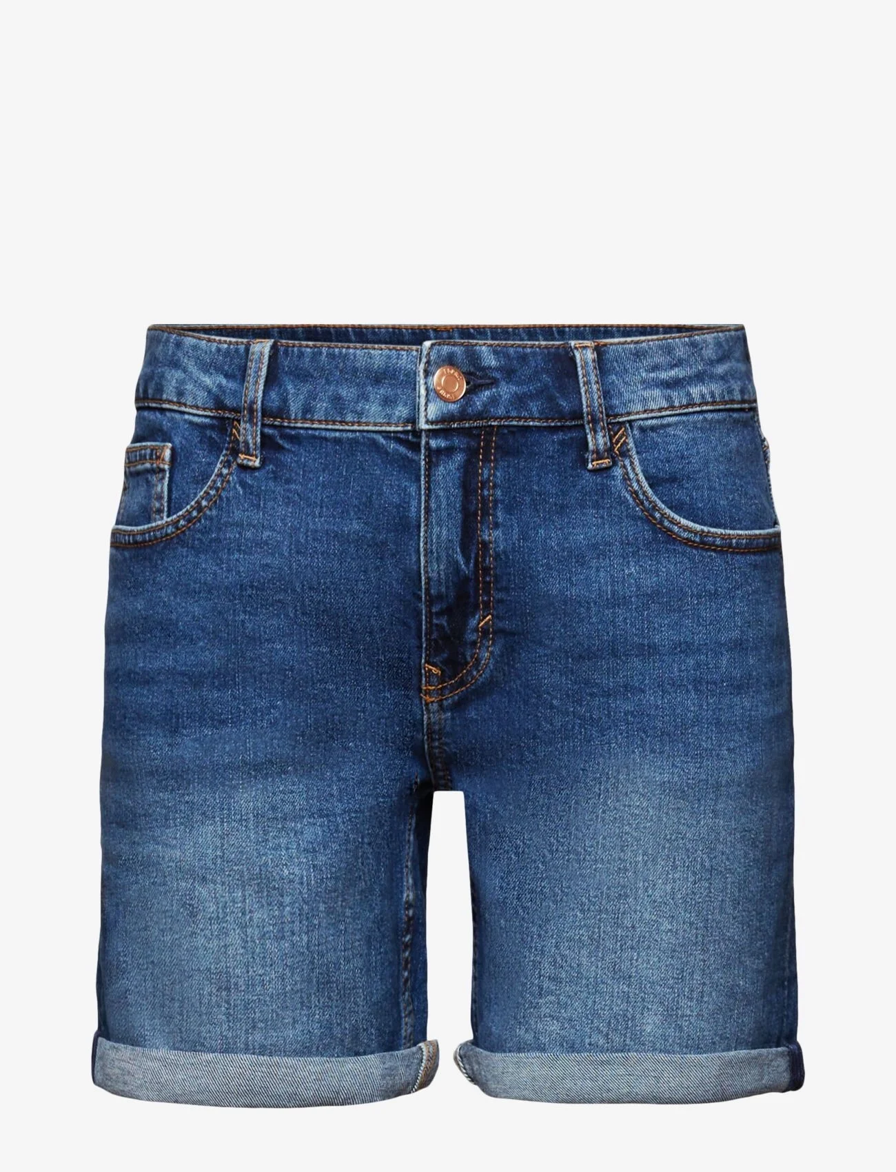 Esprit Casual - Shorts denim - korte jeansbroeken - blue medium wash - 0