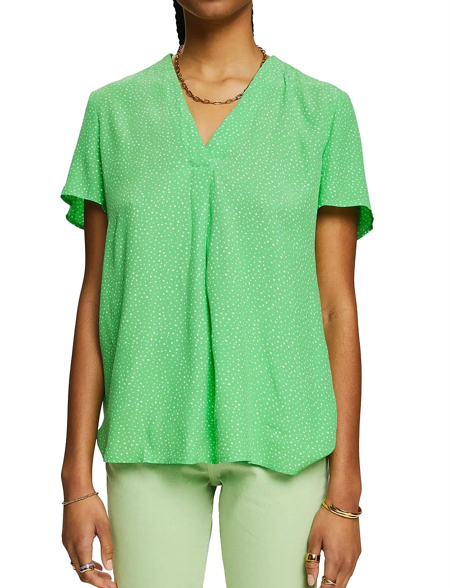 Esprit Casual - Blouses woven - short-sleeved blouses - citrus green - 2