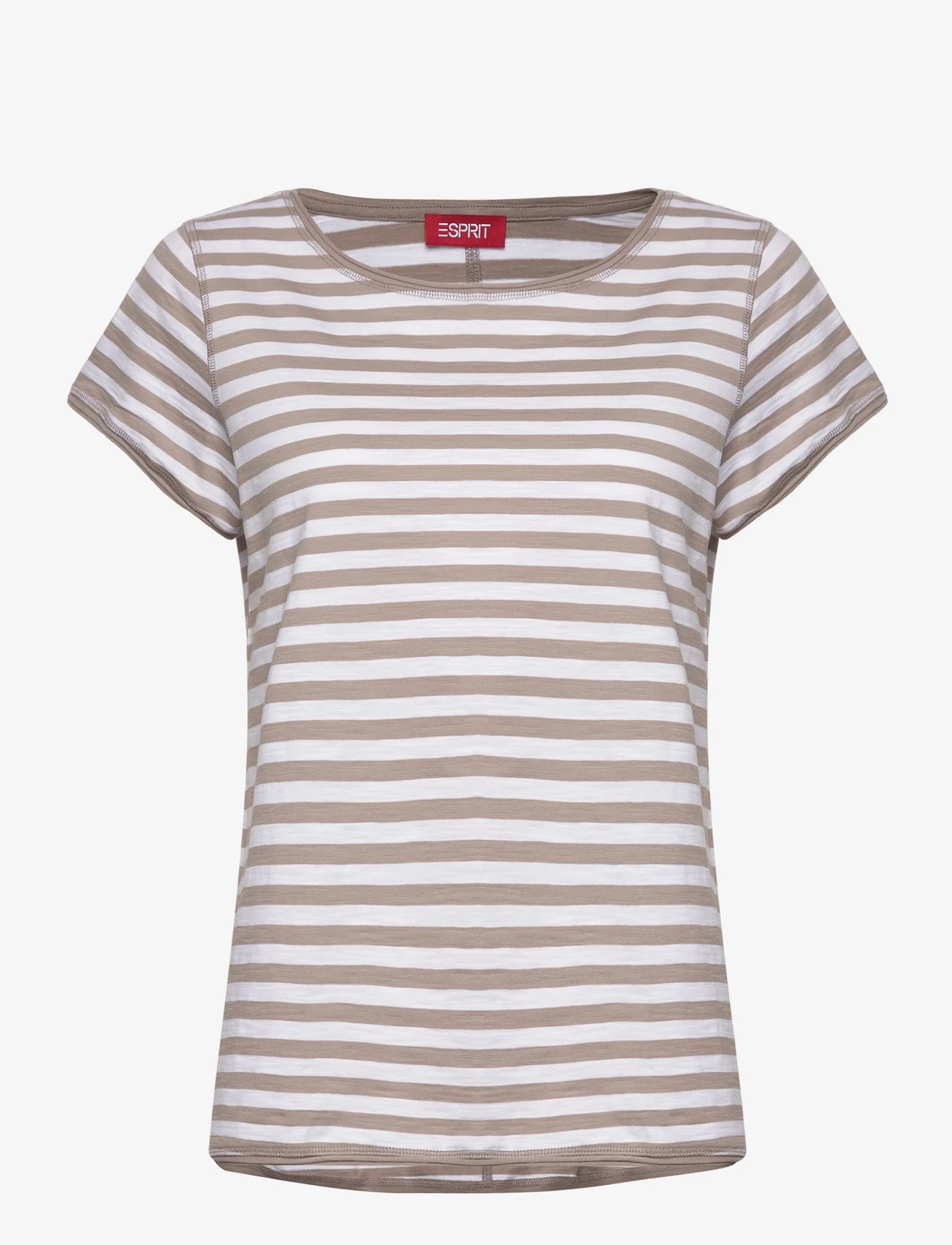 Esprit Casual - T-Shirts - t-shirts - light taupe 3 - 0