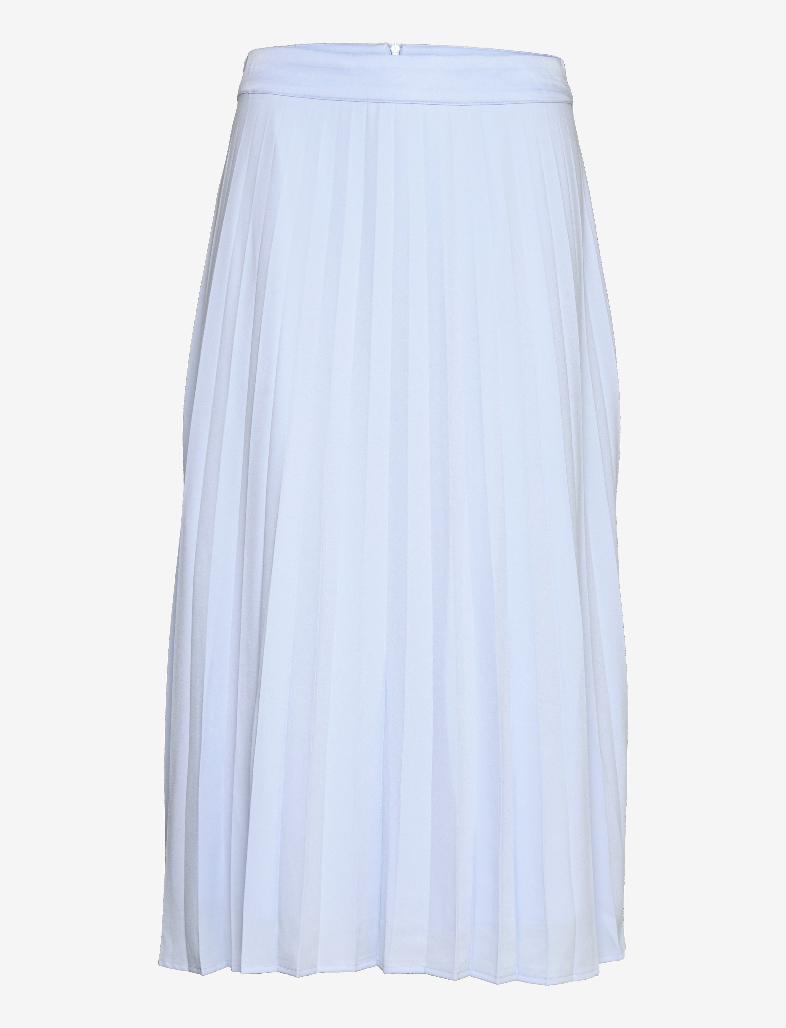 Recycled: plissé skirt - PASTEL BLUE